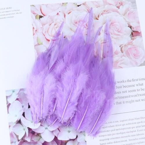 50Pcs/Bag Craft-Feather ROOSTER feathers 5-6" Jewelry accessories party Decor Chicken feather Fly-tying Material Plume wholesale