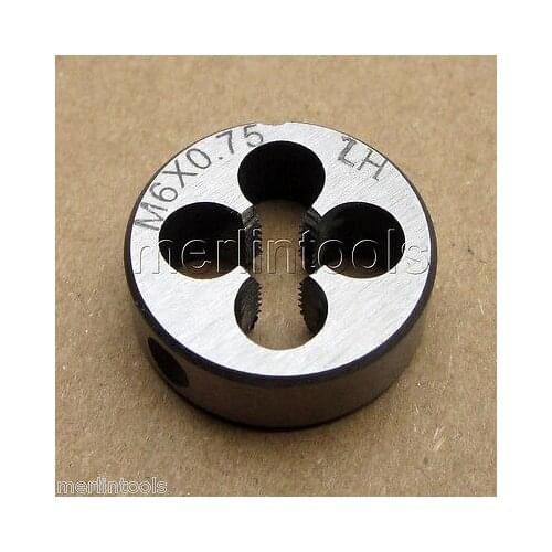 6mm x .75 Metric Left hand Die M6 x 0.75mm Pitch