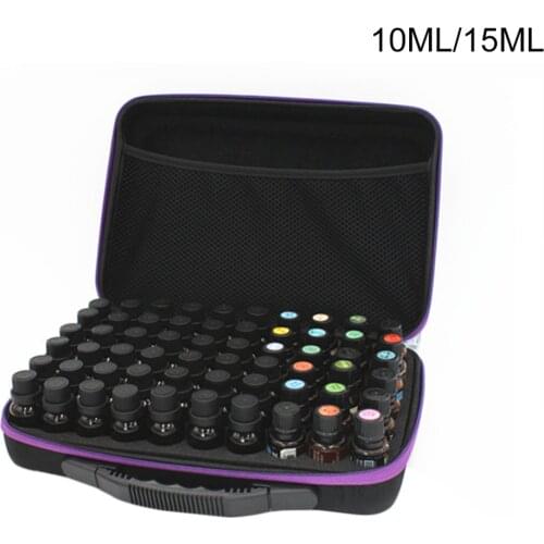 60 Slots Essential Oil Storage Bag 10ML 15ML for DoTERRA Travel Portable Bottle Carry Holder Perfume Cosmetic Bottle Storage Bag