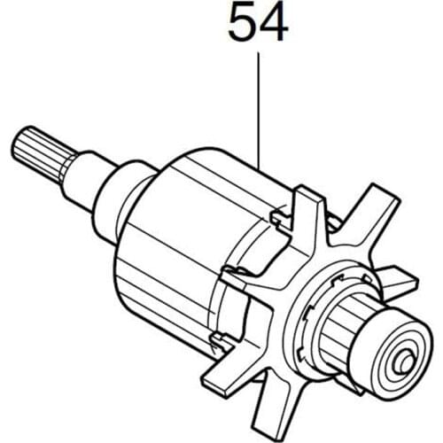 AC220-240V MAKITA 619308-7 Rotor Motor Armature for BFT044FZ BFT044F Rotor