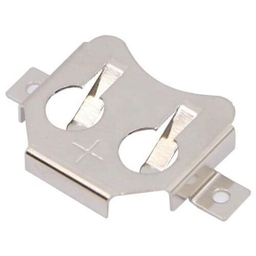Free Shipping 5pcs/lot Precision Stamping SMT Coin Cell 12mm CR1220 CR1225 Battery Holder, CR1220 CR1255 Battery Retainer