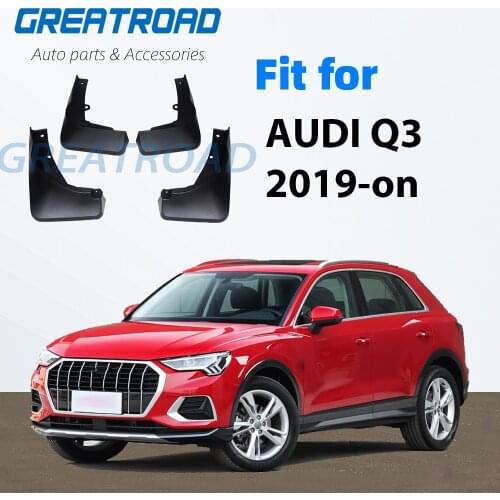 4 PCS Front Rear Car Mudflaps for Audi Q3 2019 2020 2021 Fender Mud Flap Guard Splash Flaps Mudguards Accessories