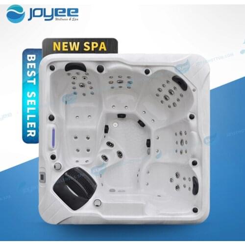 JOYEE Home Garden 5 Person Luxury Balboa Outdoor Spa with Led Air Jets Whirlpool Big Ozon Bathtub Massage Hot Tub For Family