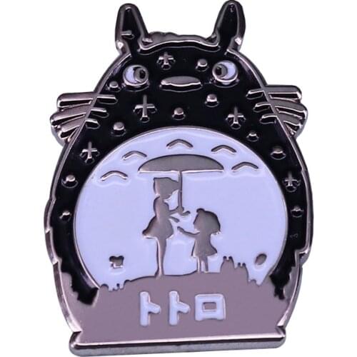 Totoro enamel pin-Strong female leads need a friend or supporter but never a savior