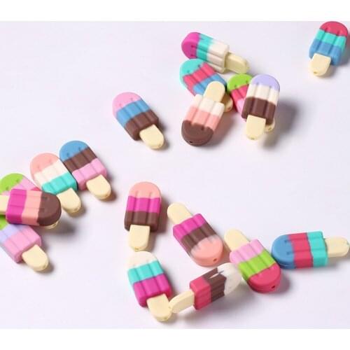 2Pcs Cute Cable Winder Soft Silicone USB Charger Cable Protector Cord Winder Saver Cover Ice Cream Shape For iPhone Andorid