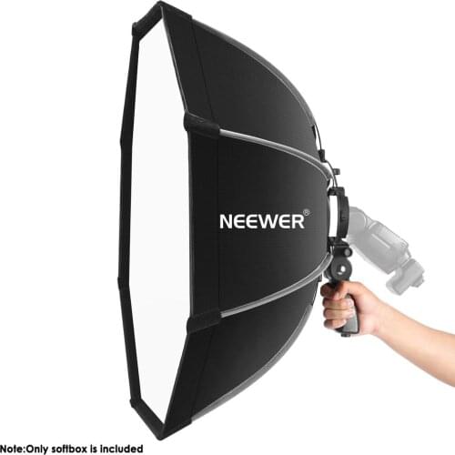 Neewer 65cm Octagonal Softbox w/ S-type Bracket Mount,Carrying Case for Canon Nikon TT560 NW561 NW670 VK750II Flash Speedlites