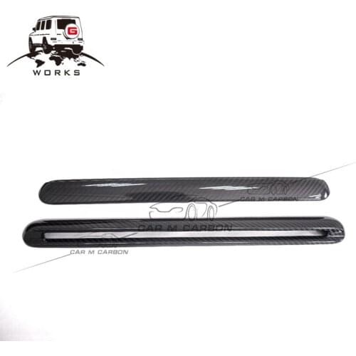 New product carbon fiber G class W463A W464 G63 rear window trims carbon D pillar