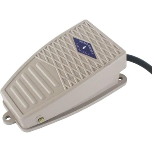 Foot Switch SPDT Momentary Antislip Pedal Switch 5A 220V Electric Power Switch EKW-5A-B For Spot Welding Machine