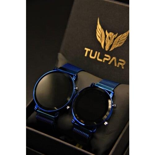 Custom Box Couple Wrist watch Magnet Cord Digital Dear Watches