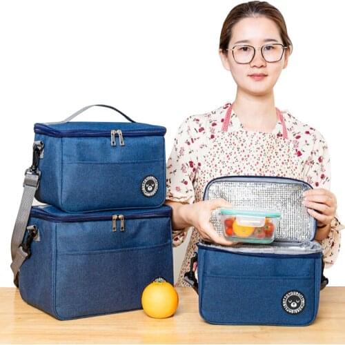 Portable Cooler Bag Folding Insulation Lunch Box Insulation Picnic Ice Pack Durable Waterproof Lunch Cooler Bags Food Carrier