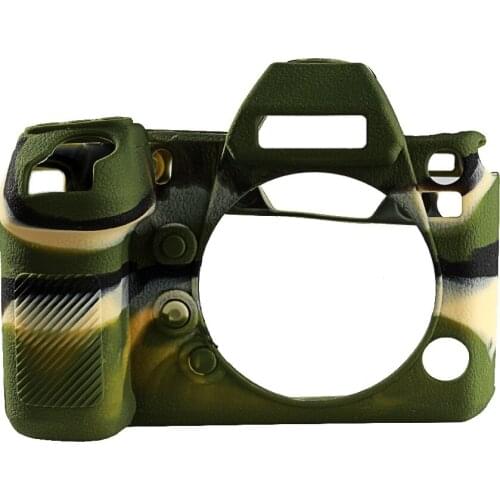 For Panasonic S1 S1R Silicone Cover for LUMIX S1R S1 Camera Cover High Grade Litchi Texture Surface Silicone Camera Case