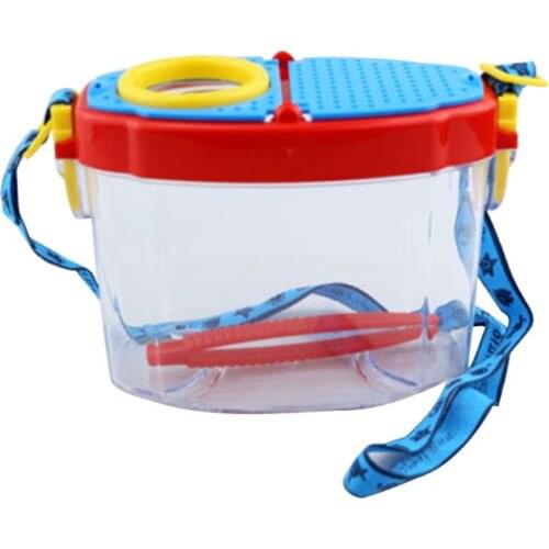 Bug Viewer Insect Magnifier Observer Kit Children Kid Learning Development Toy L4MB