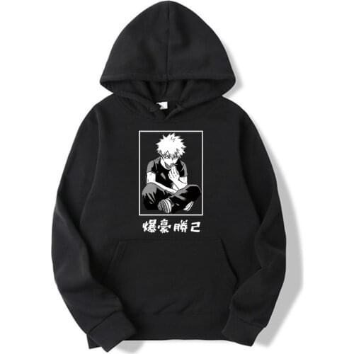 Katsuki Bakugo Hoodies Sweatshirt Pullovers Casaul Tops
