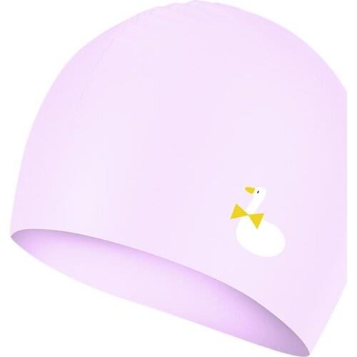 Waterproof Protect Ears Boys and Girls Swim Equipment Fabric Protect Ears Long Hair Sports Swim Pool Hat Swimming Cap Free Size