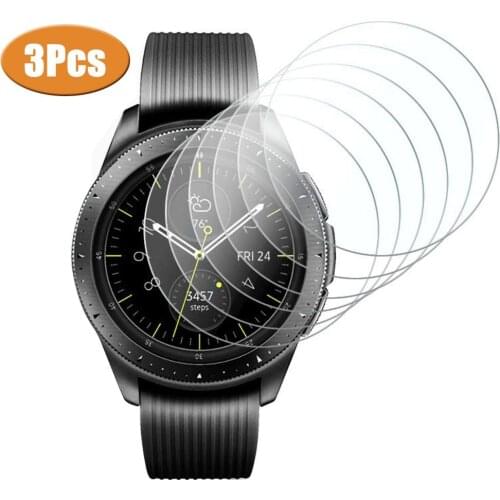 2020 Protective Film 3Pcs HD Protective Film Cover for Sam-sung Galaxy Watch 42/46mm Gear Sport S2 S3