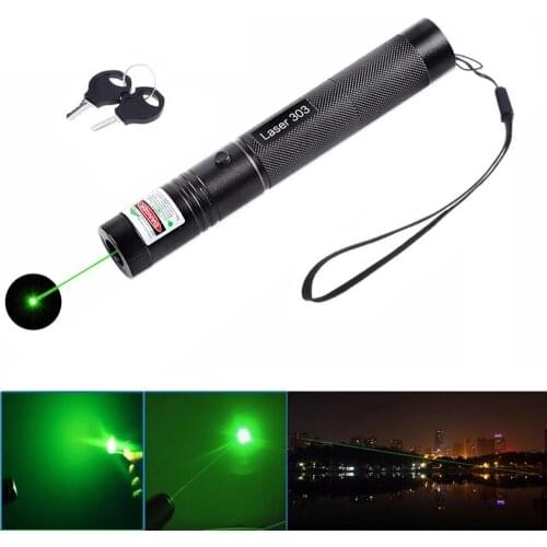 303 Green Laser Pen Tactical Sight Laser High Power Glare Outdoor Flashlight Professional Travel Indicator Hunting Laser Device