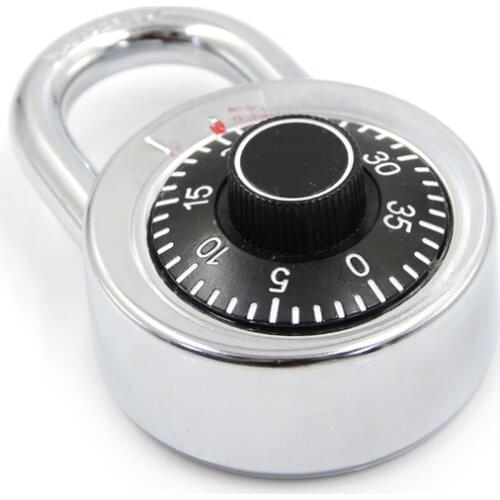 1Pcs Rotary Padlock Digit Combination Code Lock For Luggage Suitcase Security Round Dial Number Coded lock Best Offer