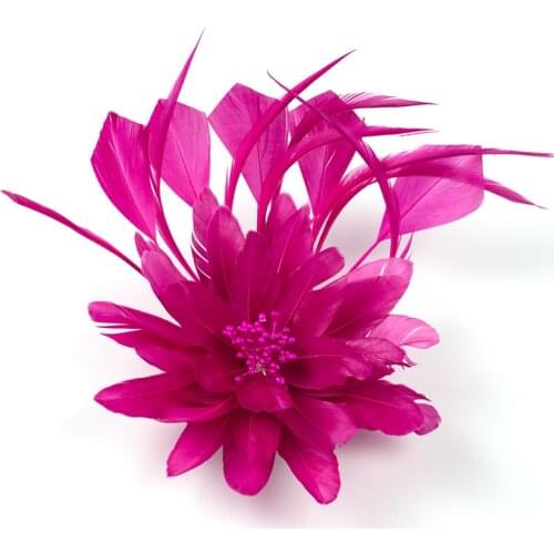 Feather Headpiece/ Net Fascinators / Headwear / Birdcage Veils with Floral 1pc Wedding / Special Occasion / Tea Party Headpiece