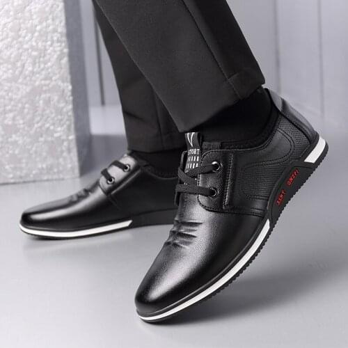 1698YILIUJIUBA Mens Leather Shoes