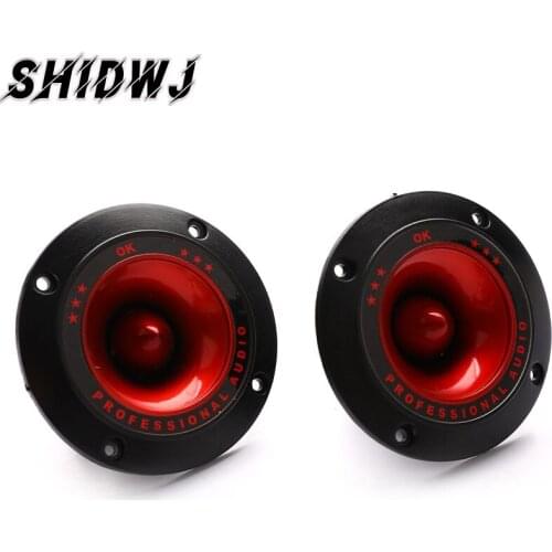 2pcs Car Piezoelectric Tweeter 3" Audio Speaker Treble Ceramic Piezo Loudspeaker PA DJ Tweeter Auto Car Subwoofer Stage Sound