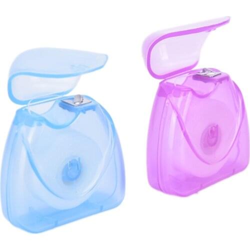 50M Micro wax Peppermint flavor Dental Flosser Interdental Brush Teeth Stick Toothpicks Floss Pick Oral Hygiene clean wire