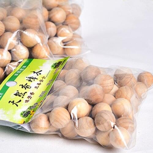 Health Pest Control Wood Ball 50 Pcs Wardrobe Clothes Drawer Bug Repellent Mildew Moth Insect Camphor Natural Cedar Wood