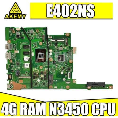 90NB0C50-R000E0 For ASUS E402NAS E402NA E402N Laptop Mainboard Motherboard w/ 4G RAM /N3450(14 inch Laptop )