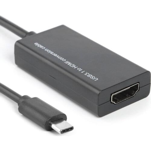 USB 3.1 Type C To HDMI-compatible Female Adapter Converter for MHL Android Cellphone Tablet USB-C To HDTV Adapter Converter