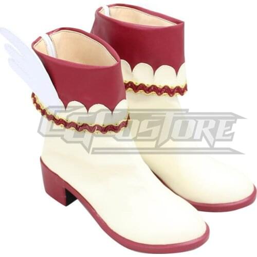 Anime Cosplay Shoes Boots THE IDOLM@STER Minase Iori Hand-made Leather Christmas Halloween Free ship ACS-1205