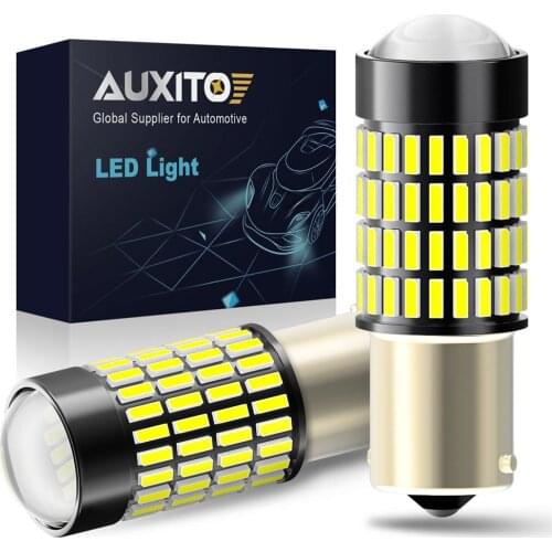 AUXITO 2X 1156 P21W BA15S Car LED Reverse Light Bulb W16W 921 T15 Auto Backup Lamp For Dodge Caliber Challenger Ram 1500 Journey