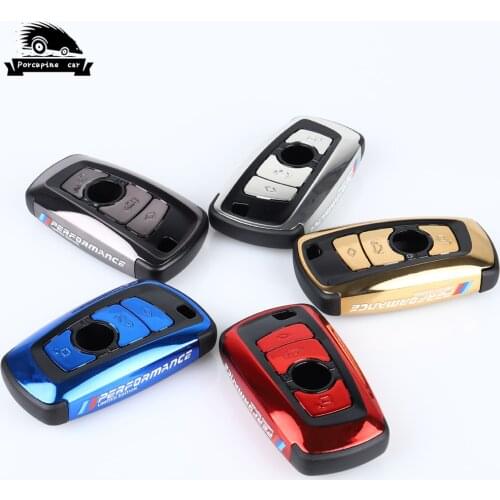 ABS M Performance Auto Car Key Shell Case Cover Holder With For BMW 520 525 118i 320i 1 3 5 7Series F07 F10 F11 F20 F25 F26 F30