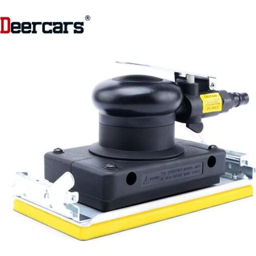 Free Shipping 90X180mm Rectangular Pneumatic Sanding Machine Shake Sandpaper Grinding Tool Air Polisher Wind Sander