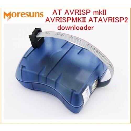 Free Ship AT AVRISP mkII AVRISPMKII ATAVRISP2 Downloader(Compatible With Original)Support for ATMEL STUDIO 4/5/6/7 IC Programmer