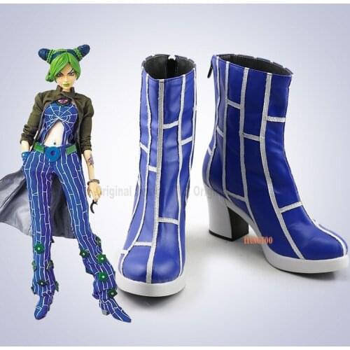 JJoJos BBizarree Adventure 6 Stone Ocean Jolyne Cujoh Kujo Jolin Characters Anime Costume Prop Cosplay Shoes Boots