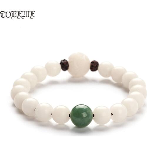 Natural Lotus Beads Bracelet Tibetan Lotus Seeds Mala Bracelet Strand Bracelet Lady Jewelry Gift