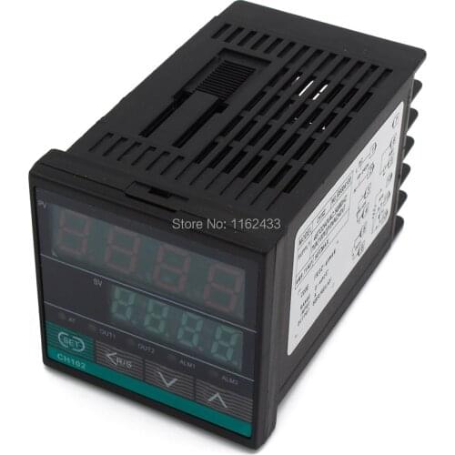 CH102 short case relay + SSR output digital PID temperature controller