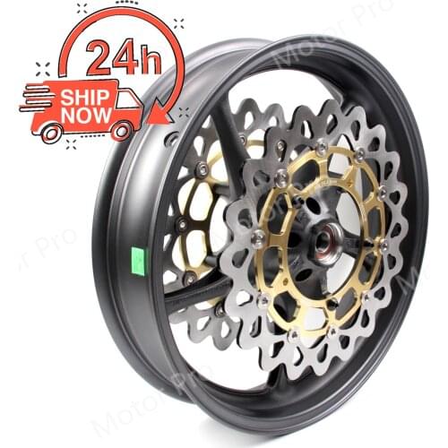 For Yamaha FZ1 2006 2007 2008 2009 Front Wheel Rim Brake Disc Rotor Motorcycle Replacement Accessories 06 07 08 09 Matte Black