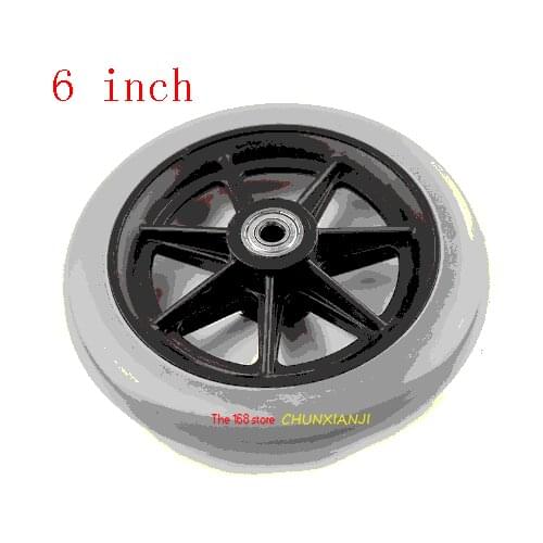 Size 6inch tyre 150MM Scooter Inflation Wheel With Aluminium Alloy Hub With Inner Tube Electric Scooter 6 Inch Pneumatic TireAp