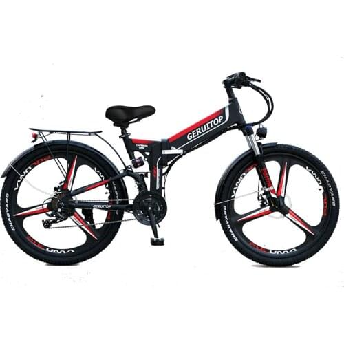GERUITOP 48V 500W Aluminum Alloy Electric Bike 27 Speed Electric Bicycle For Adult 26 inch Mountain ebike double disc oil brake