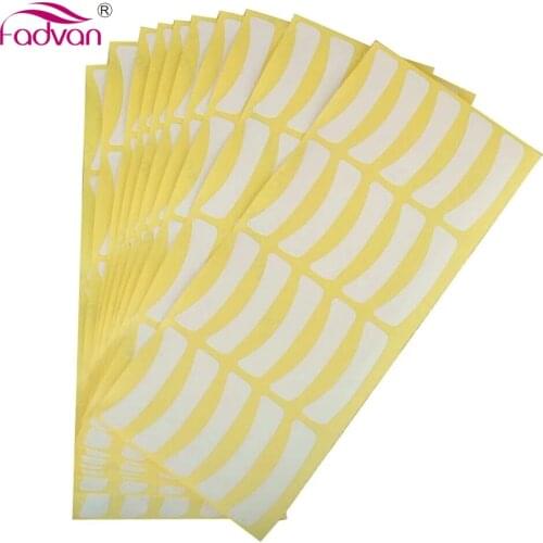 FADVAN 100pairs/bag Wholesale Paper Patches Eyelash Extension Eye Pads Lashes Tools Paper Patches Eyelash Tips Sticker Wraps