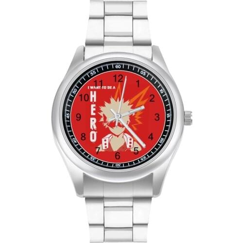 Bakugou Quartz Watch Stainless Design Wrist Watch Lady Fitness Creative Photo Wristwatch