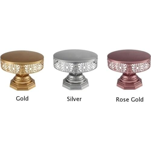 New Iron Metal Round Cake Stand Wedding Birthday Party Cake Display Holder Stands Home Kitchen Reuseble Baking Cakes Rack Tools