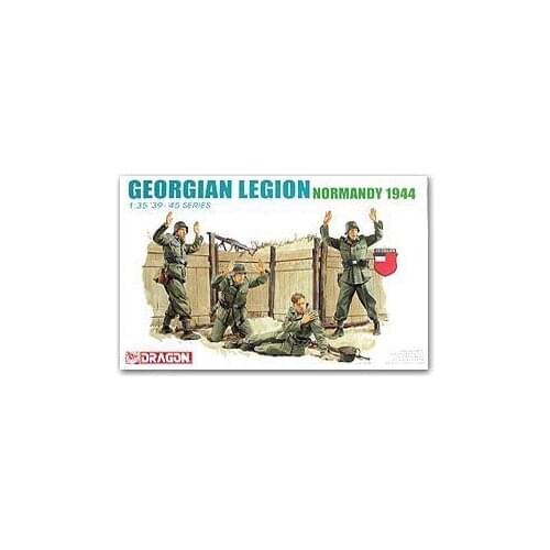 1/35 scale model Dragon 6277 German Georgian Foreign Corps soldiers Norman 1944