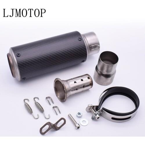 2020 Motorcycle exhaust escape Modified Carbon fiber Moto Exhaust system For bmw f800gs s1000r rsv4 yamaha nmax 155 300 xmax530