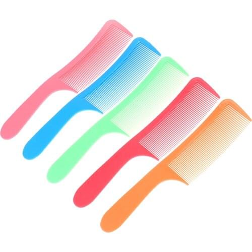 Professional Curved Shaver Hair Clipper Cutting Comb Barber Flat Top Comb Anti-static Salon Cutting Comb Hairdressing Brush