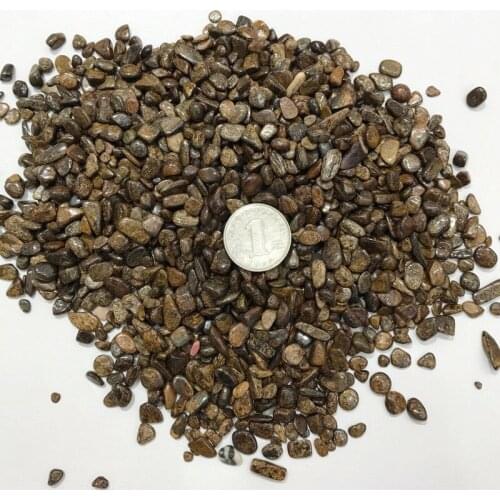 Drop Shipping 50g 2 Size Natural Bronze Crystal Gravel Rock Quartz Gemstone Mineral Specimen Healing Crystals