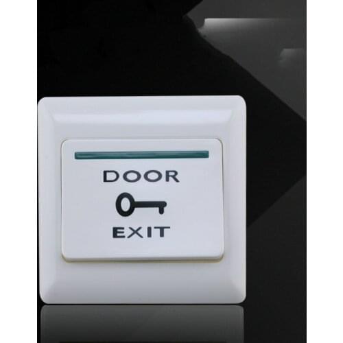 Brand New DC12V Push Exit Release Button Switch For RFID Door Access Control System Accessories Fast Delivery
