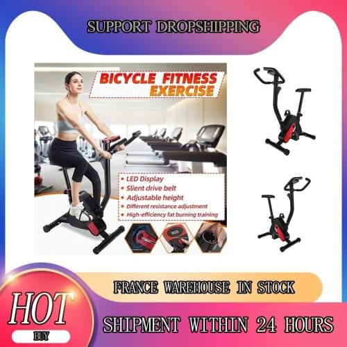 Indoor Spinning Cycle Bike Belt-Drive Stationary Bike Exercise Bike For Home Gym With Comfortable Seat Cushion Silent Belt Drive