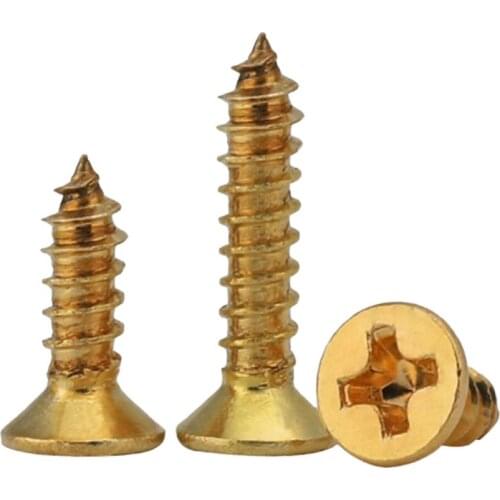 Wkooa Jewelry Boxes Screws Brass Self Tapping Screws