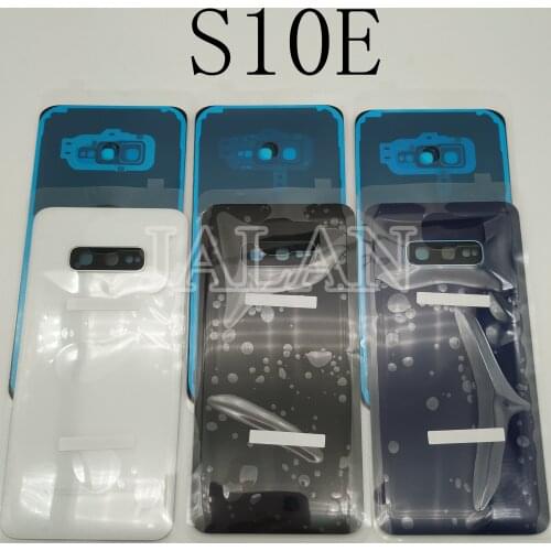 1PCS Back Cover With Camera Lens For S10E Damaged Back Battery Door SM-G970 Housing Replacement Repair